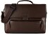  Aktentasche Leder 42 cm Laptopfach Variante dark brown