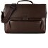 Aktentasche Leder 42 cm Laptopfach Variante dark brown