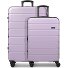  Miami 4-Rollen Kofferset S+L mit Dehnfalte Variante lilac