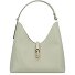 Goccia Schultertasche Leder 30 cm Variante light salvia Goccia Schultertasche Leder 30 cm Variante light salvia