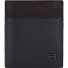  Black Square Kreditkartenetui RFID Schutz Leder 9 cm Variante blue-dark brown
