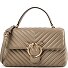  Love Lady Handtasche Leder 26 cm Variante grigio talpa