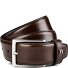  Business Gürtel Leder Variante ebony | 80 cm