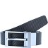  Delaware Wendegürtel Leder Variante schwarz | 110 cm