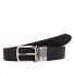 Amie Wendegürtel Leder Variante black-creme | individuell kürzbar Amie Wendegürtel Leder Variante black-creme | individuell kürzbar