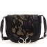 Umhängetasche M Leder 22 cm Variante cioccolato+oro+t-nero Umhängetasche M Leder 22 cm Variante cioccolato+oro+t-nero