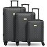  Palermo 4 Rollen Kofferset 3-teilig Variante Black