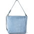  Chudy Schultertasche M Leder 36 cm Variante blue denim suede