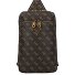 Milano Umhängetasche 33 cm Variante brown-ochre-burgundy Milano Umhängetasche 33 cm Variante brown-ochre-burgundy