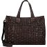 Edera Shopper Tasche Leder 40 cm Variante moro Edera Shopper Tasche Leder 40 cm Variante moro
