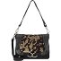 Schultertasche Leder 26 cm Variante cioccolato+oro+t-nero Schultertasche Leder 26 cm Variante cioccolato+oro+t-nero