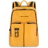  Harper Rucksack RFID Leder 40 cm Laptopfach Variante yellow