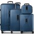  Essentials 14 4-Rollen Kofferset + Beautycase 4 tlg. mit Dehnfalte Variante dark blue metallic