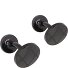  Manschettenknöpfe Edelstahl 2.1 cm Variante black