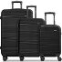  Essentials 16 3-SET 4 Rollen Kofferset 3-teilig Variante black