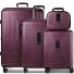  Essentials 14 4-Rollen Kofferset + Beautycase 4 tlg. mit Dehnfalte Variante aubergine metallic