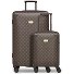  Palermo 4-Rollen Kofferset S+L Variante dark brown 1
