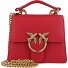  Love One Top Mini Bag Handtasche Leder 12 cm Variante red