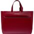 Blue Square Shopper Tasche Leder 40 cm Variante red