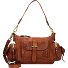  Elda Schultertasche Leder 23 cm Variante cognac