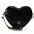  Fashion Umhängetasche Leder 19 cm Variante black