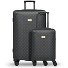  Palermo 4 Rollen Kofferset 2-teilig Variante black