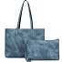 Shopper Tasche 35 cm Variante blue denim-black  Shopper Tasche 35 cm Variante blue denim-black