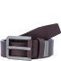  Basic Gürtel Leder Variante dunkelbraun | 85 cm