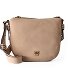  Zip Around Umhängetasche Leder 28 cm Variante beige-grigio fumo-antique gold