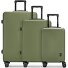  Essentials 09 3-SET 4 Rollen Kofferset 3-teilig Variante olive