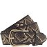  Sabia Gürtel Leder Variante schwarz-goldmetallic | 80 cm