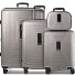  Essentials 14 4-Rollen Kofferset + Beautycase 4 tlg. mit Dehnfalte Variante coffee grey metallic