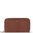  Bologna Leather XL Double Zip-Around Geldbörse RFID Leder 20 cm Variante brown