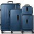  Essentials14 4-Rollen Kofferset Beautycase 4tlg mit Dehnfalte Laptopfach Variante dark blue metallic