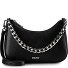  Jenna Schultertasche Leder 23 cm Variante black-silver