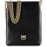 Flat Mini Bag Umhängetasche Leder 17 cm Variante nero limousine - matt gold  Flat Mini Bag Umhängetasche Leder 17 cm Variante nero limousine - matt gold