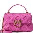  Love Lady Handtasche Leder 22 cm Variante rosa flogo-antique gold