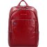  Blue Square Rucksack Leder 39 cm Laptopfach Variante red