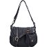 Schultertasche Leder 24 cm Variante nero  Schultertasche Leder 24 cm Variante nero