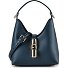  Goccia Mini Bag Handtasche Leder 18 cm Variante grigio blu