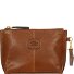  Volterra Clutch Tasche Leder 18 cm Variante tobacco