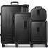  Essentials14 4-Rollen Kofferset Beautycase 4tlg mit Dehnfalte Laptopfach Variante black metallic